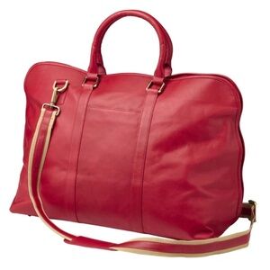 Clava Leather Weekender Satchel Tote Bag